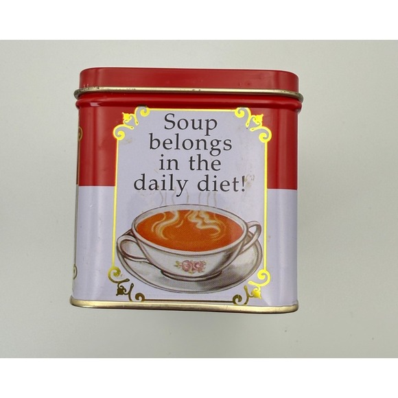 Campbells Soup Tin Cracker Box Bristol Ware AND Campbell Kid Magnet - VTG - Picture 8 of 12